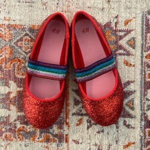 H&M Girls Sparkly Ballet Flats